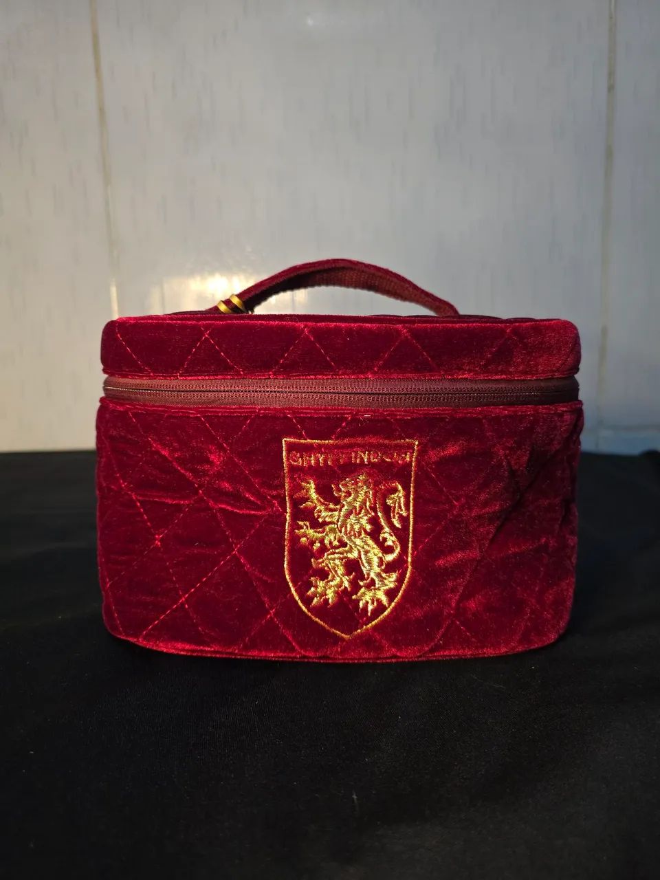 Necessaire Harry Potter Veludo Grifinória