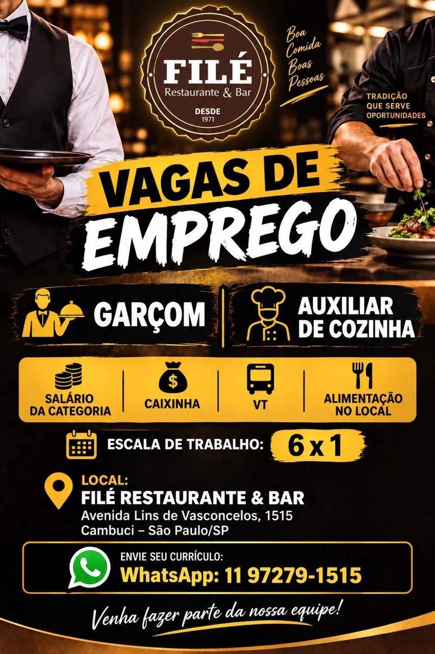 Vagas de emprego 