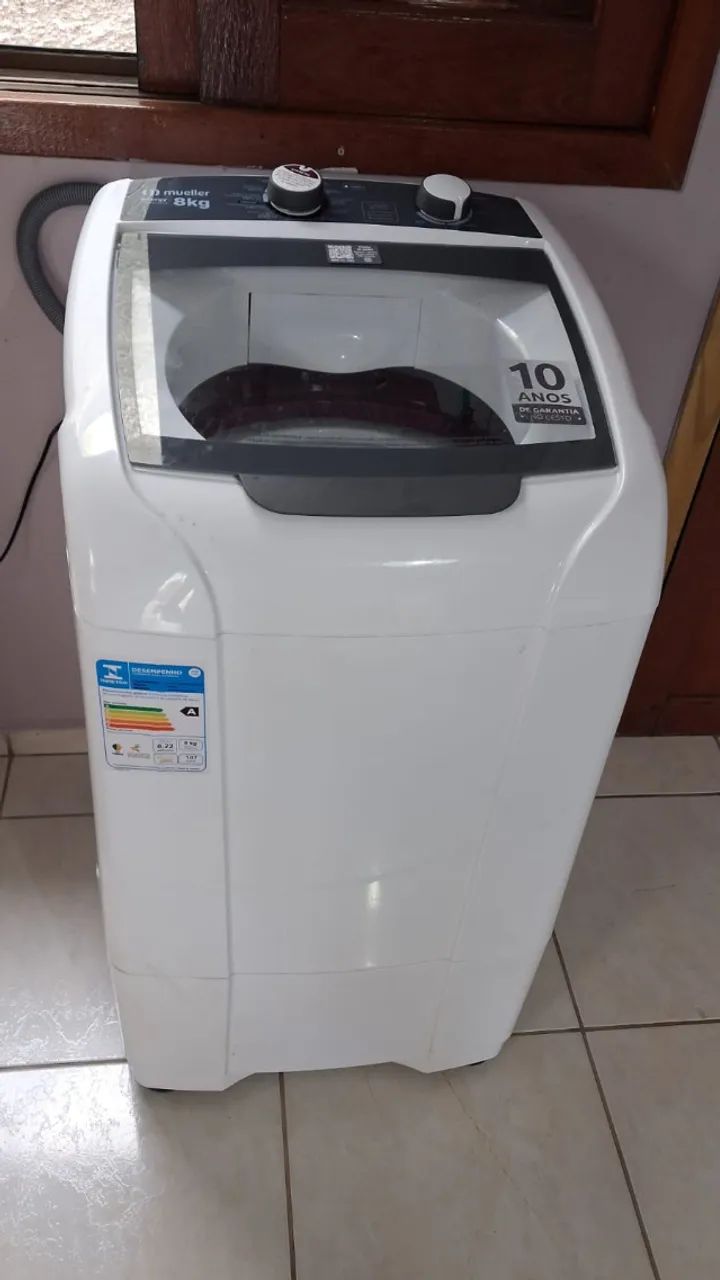 Máquina de lavar roupas Mueller 8Kg (Nova)