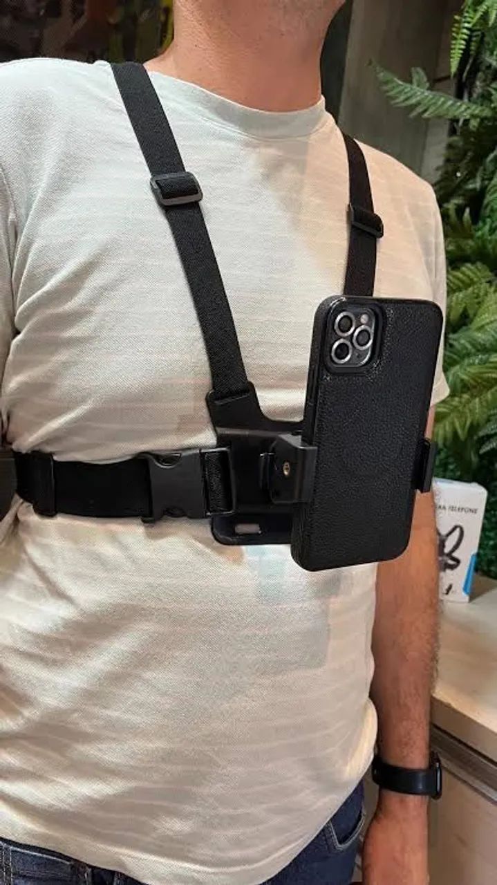 Suporte de celular para peito 