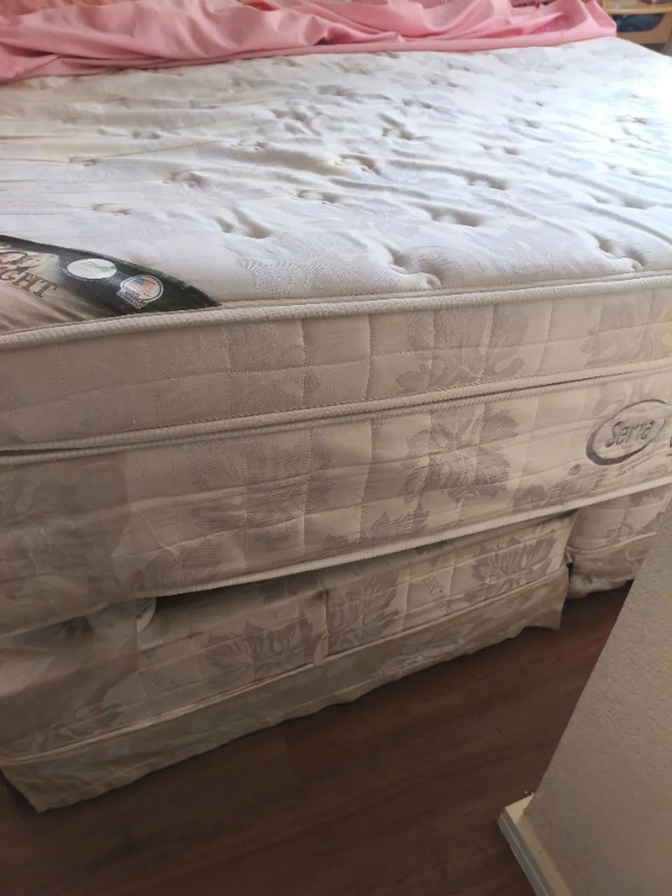 Cama king + colchão king ortopédico  - Foto 5