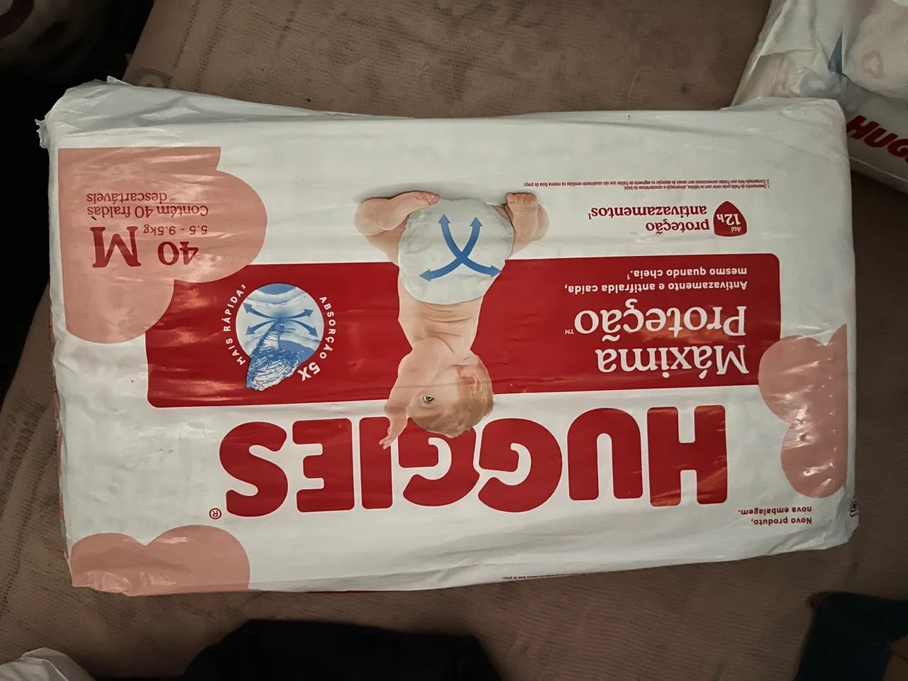 Huggies Máxima Proteção - M - 40 fraldas