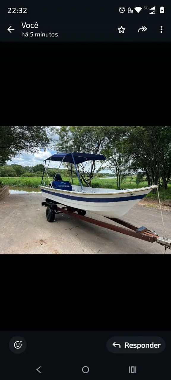 Lancha de fibra 4,70 - Foto 4