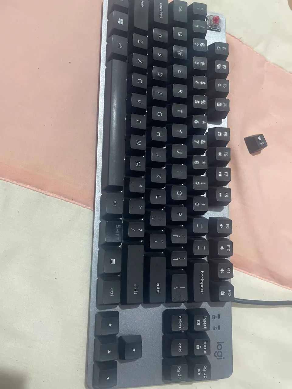 teclado logitech mecânico red  - Foto 2