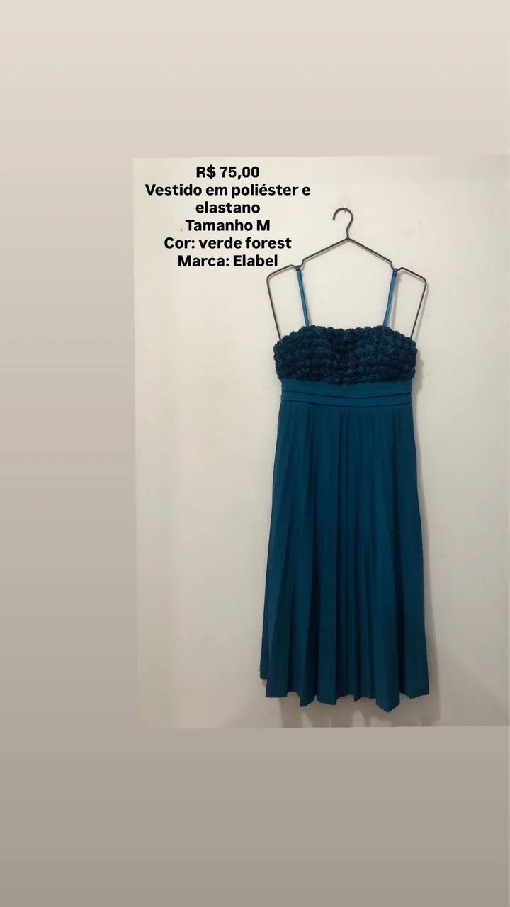 Vestido tamanho M (verde forest) - Foto 2