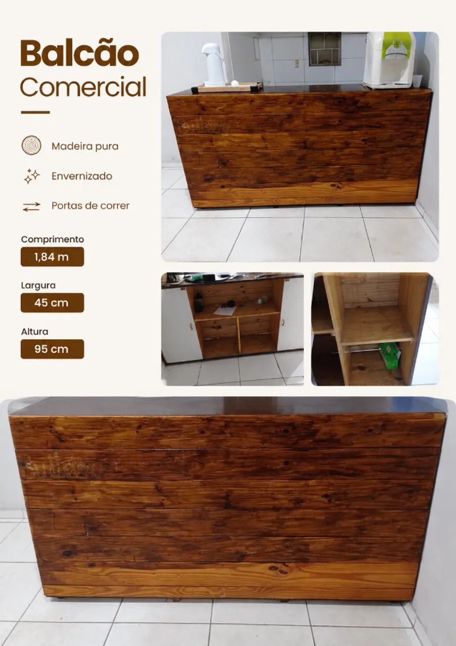 Balcão comercial 