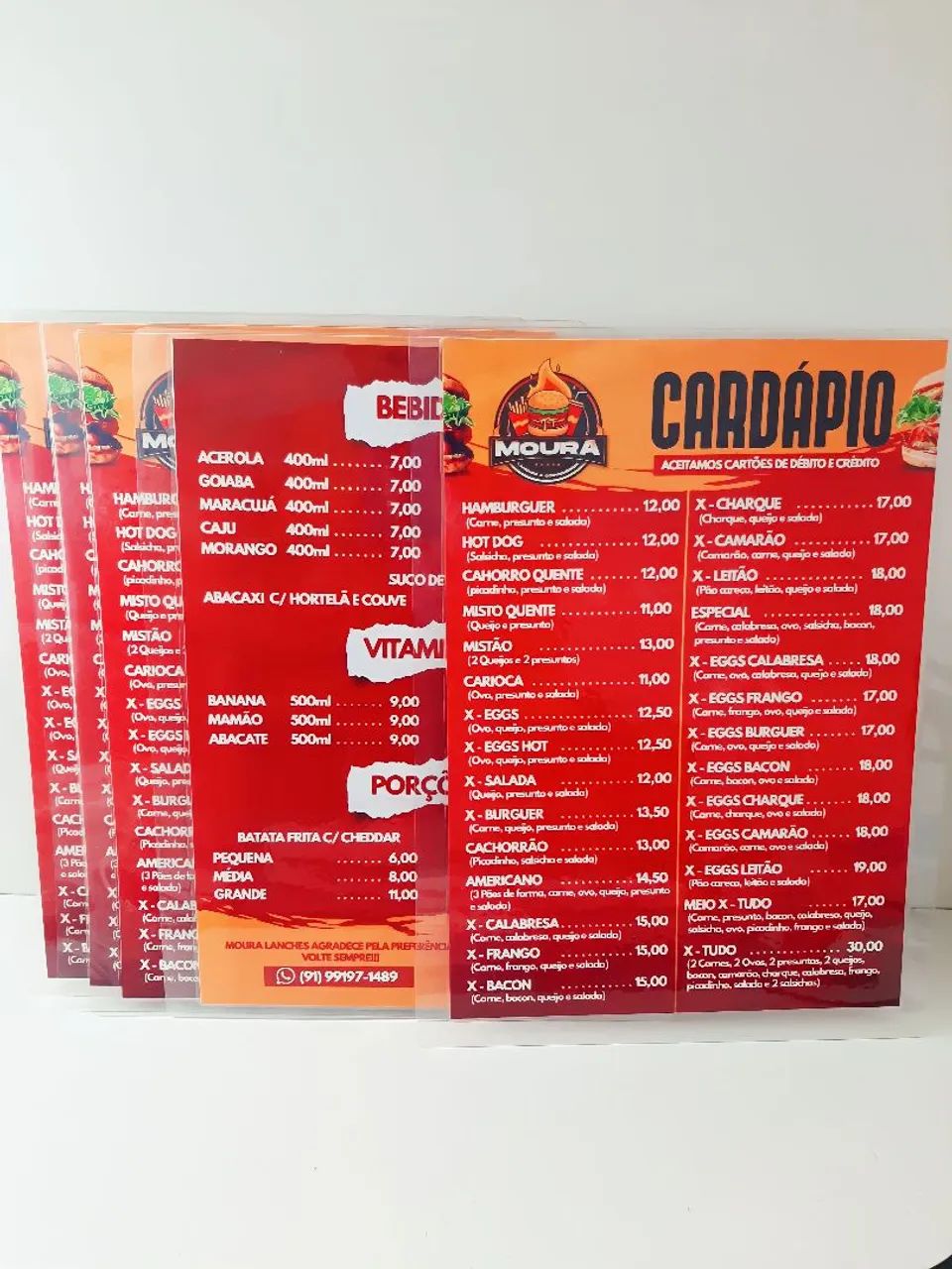 Cardápio Plastificado  - Foto 2