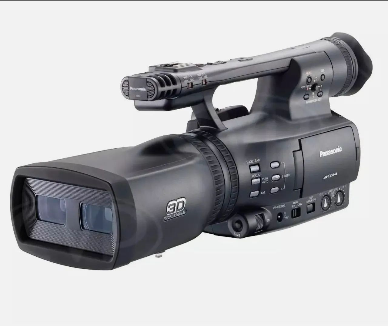 Câmera 3d Panasonic Ag-3da1p Preto - Foto 4
