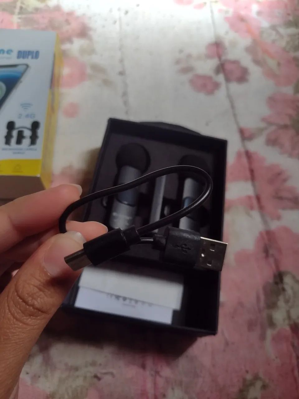 Microfone de Lapela Duplo Sem Fio B-MAX BM-221  - Foto 3