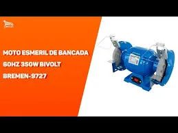 Moto Esmeril de Bancada Bivolt 60Hz 350W Bremen