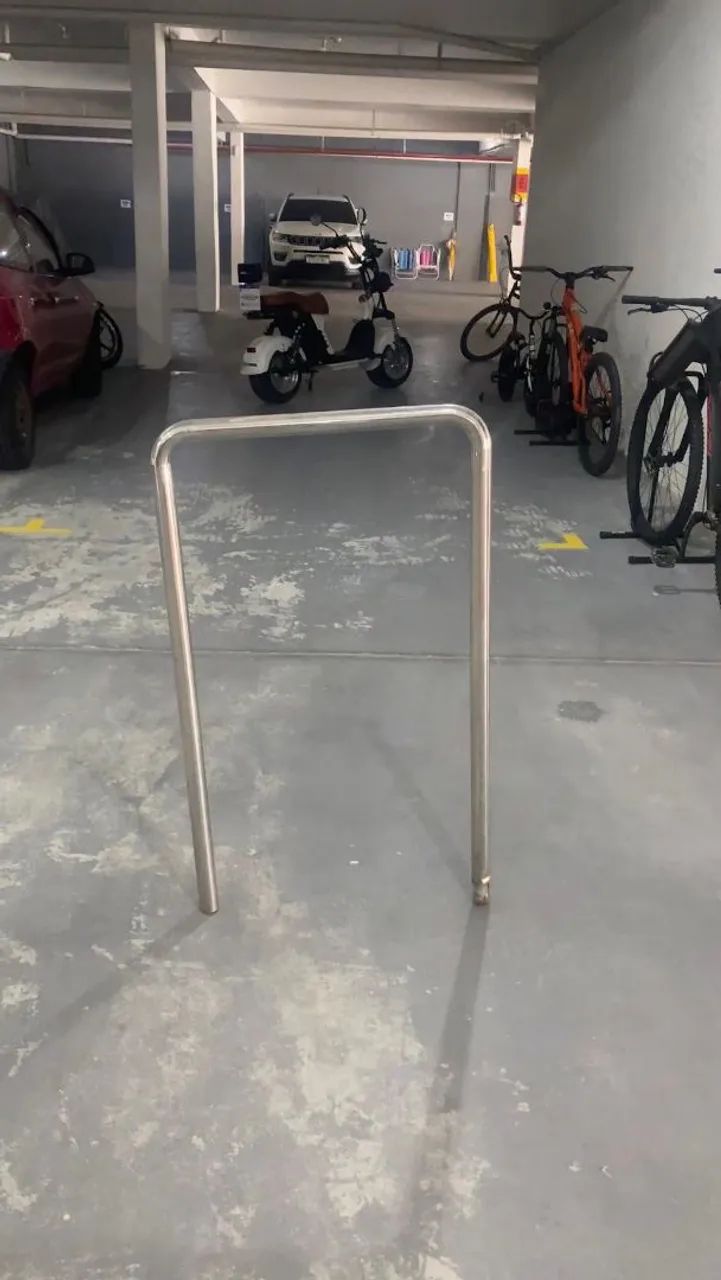 LIMITADOR ESTACIONAMENTO INOX - Foto 2