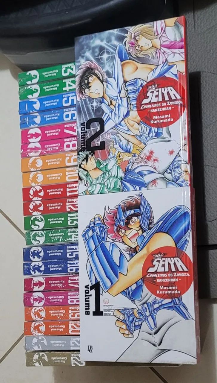 KANZENBAN - CAVALEIROS DO ZODÍACO - MANGÁ DO 01? ATÉ 22? - NOVOS