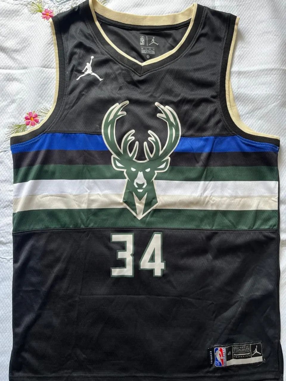 Camiseta Nike NBA Milwaukee Bucks 