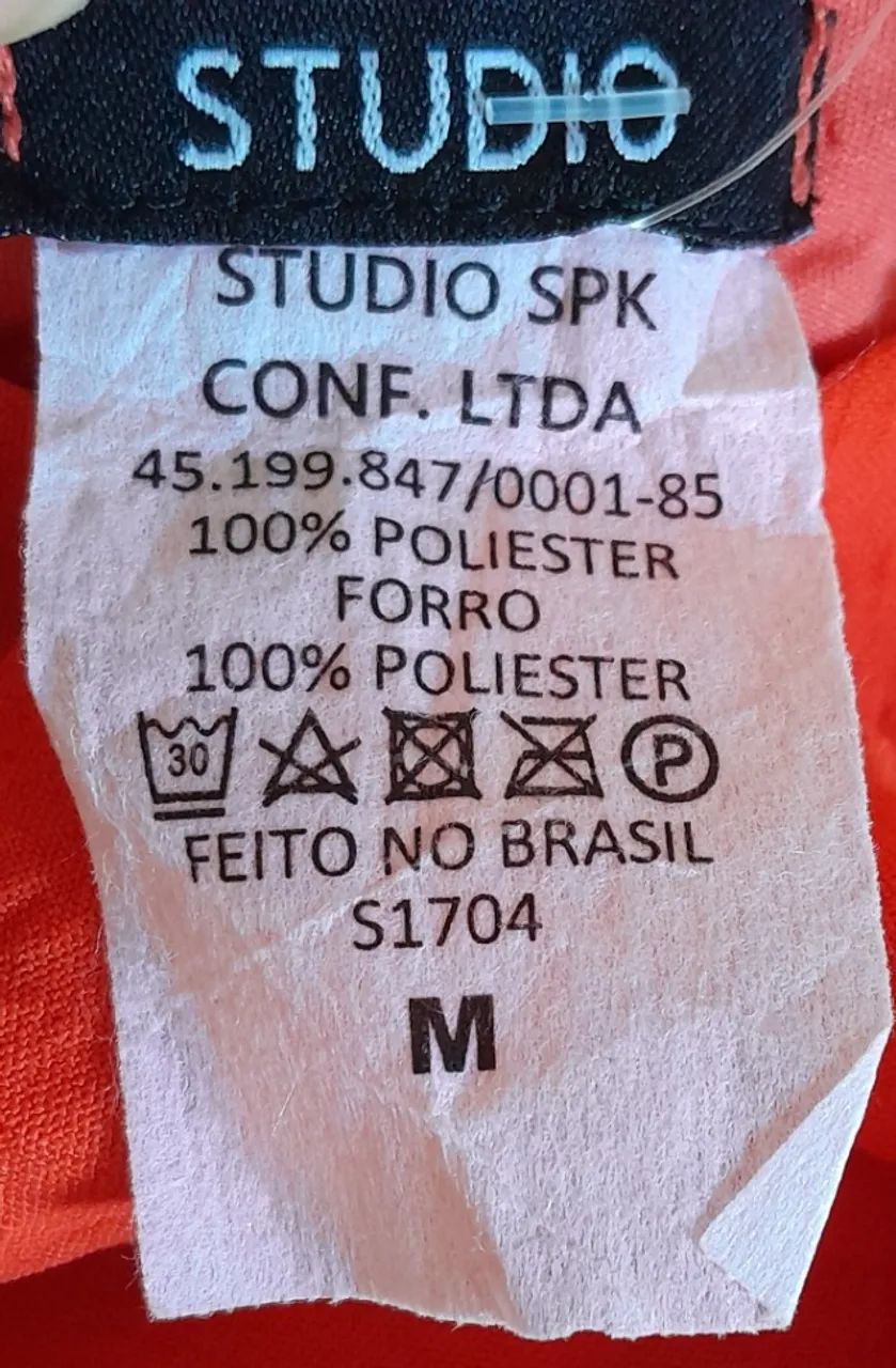 Vestido Cor de Laranja marca SPUK NOVO - Foto 2
