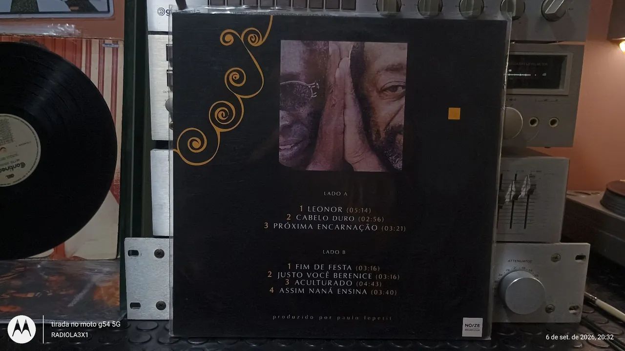 Disco de vinil Naná Vasconcelos & Itamar Assumpção  - Foto 2