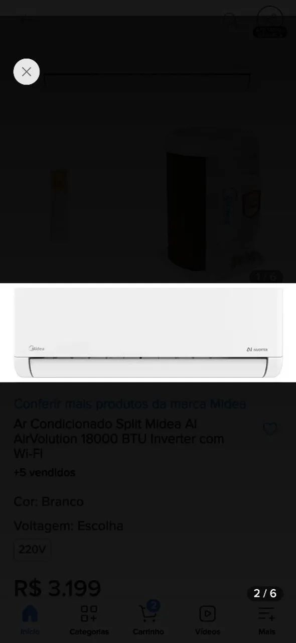 Vendo Ar condicionado 18.000 Btus - Foto 3