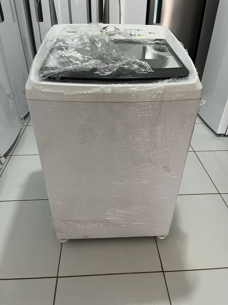 Máquina de lavar estado de zero ainda no plástico  - Foto 4