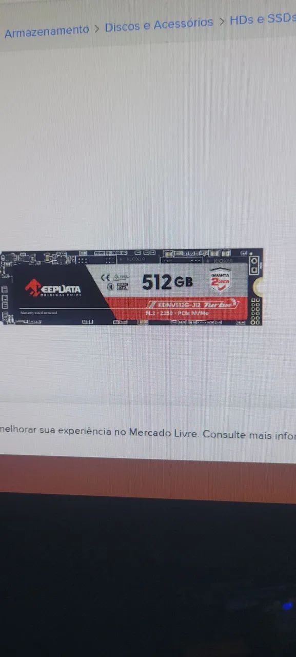 Ssd nvme keepdata 512 gb