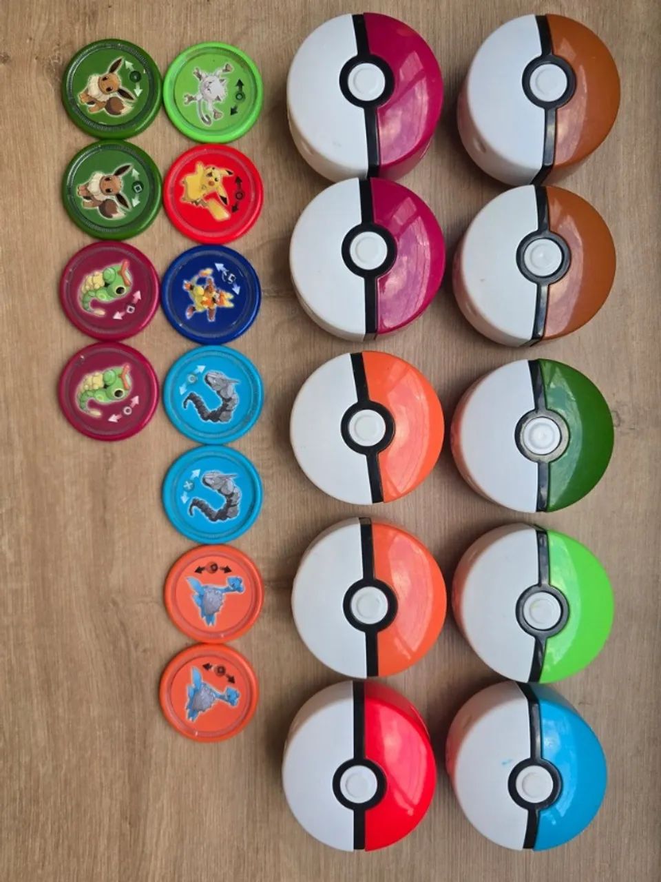 MIniaturas Pokemon Fast Food - lote 1