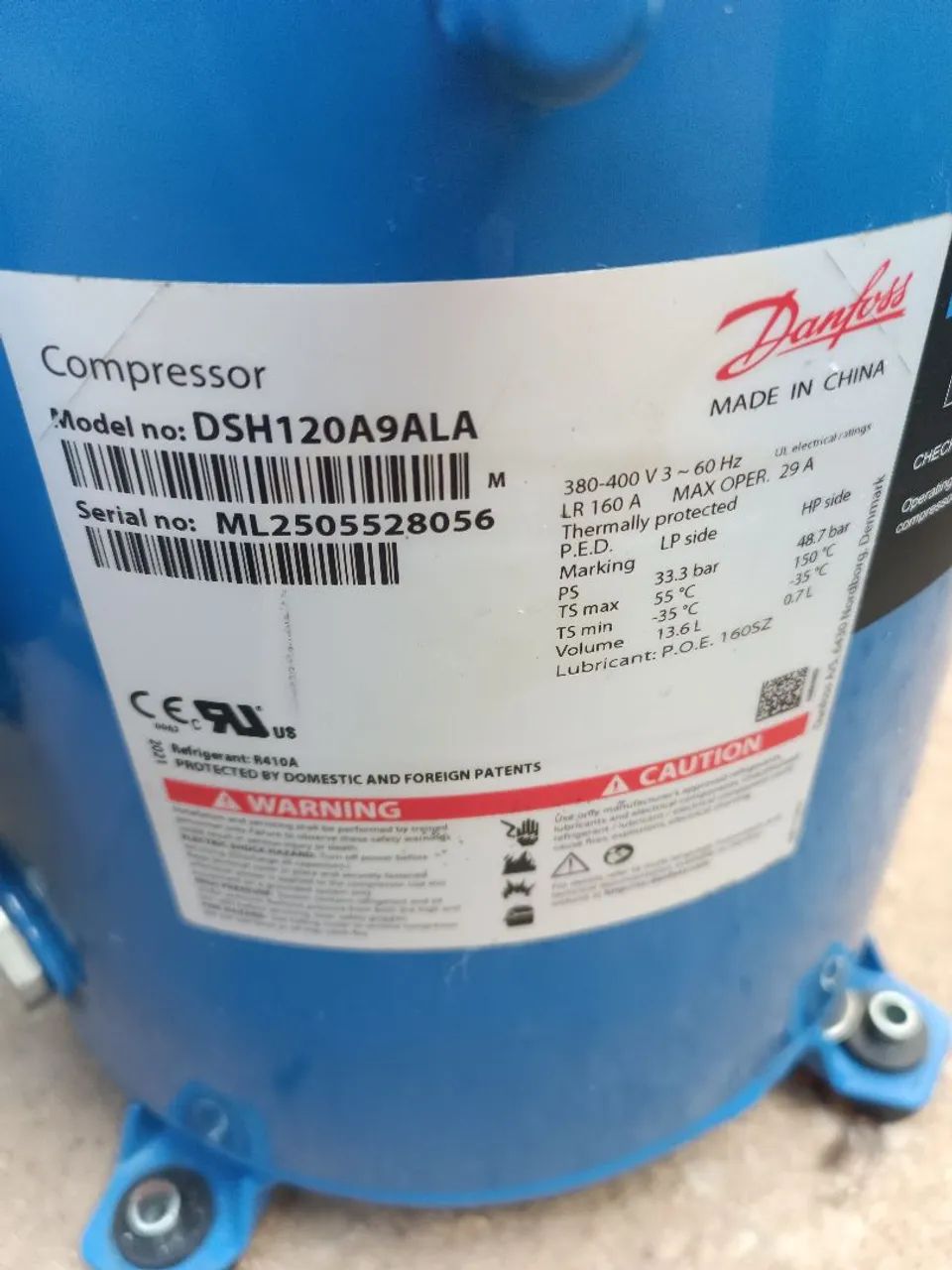 compressor dsh120a9ala  - Foto 2