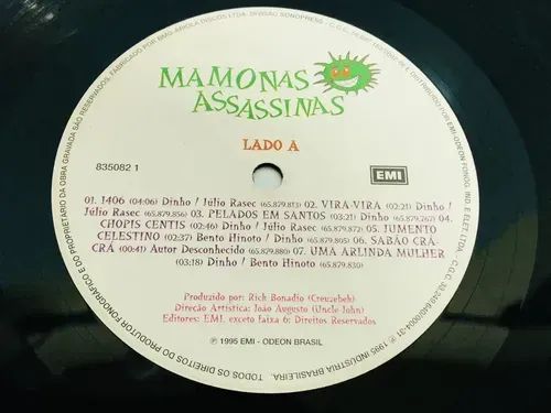 LP VINIL MAMONAS ASSASSINAS ORIGINAL 1995 - Foto 2