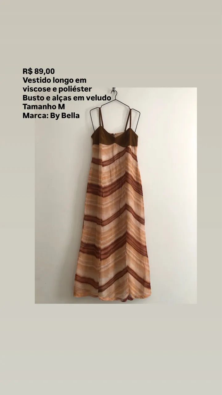 Vestido longo tamanho M - Foto 3
