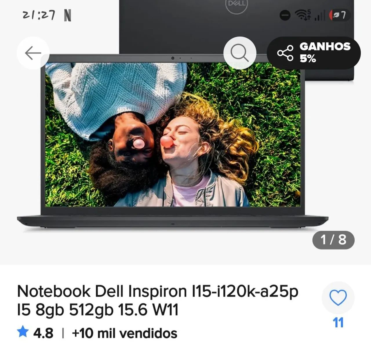 Vendo notebook 