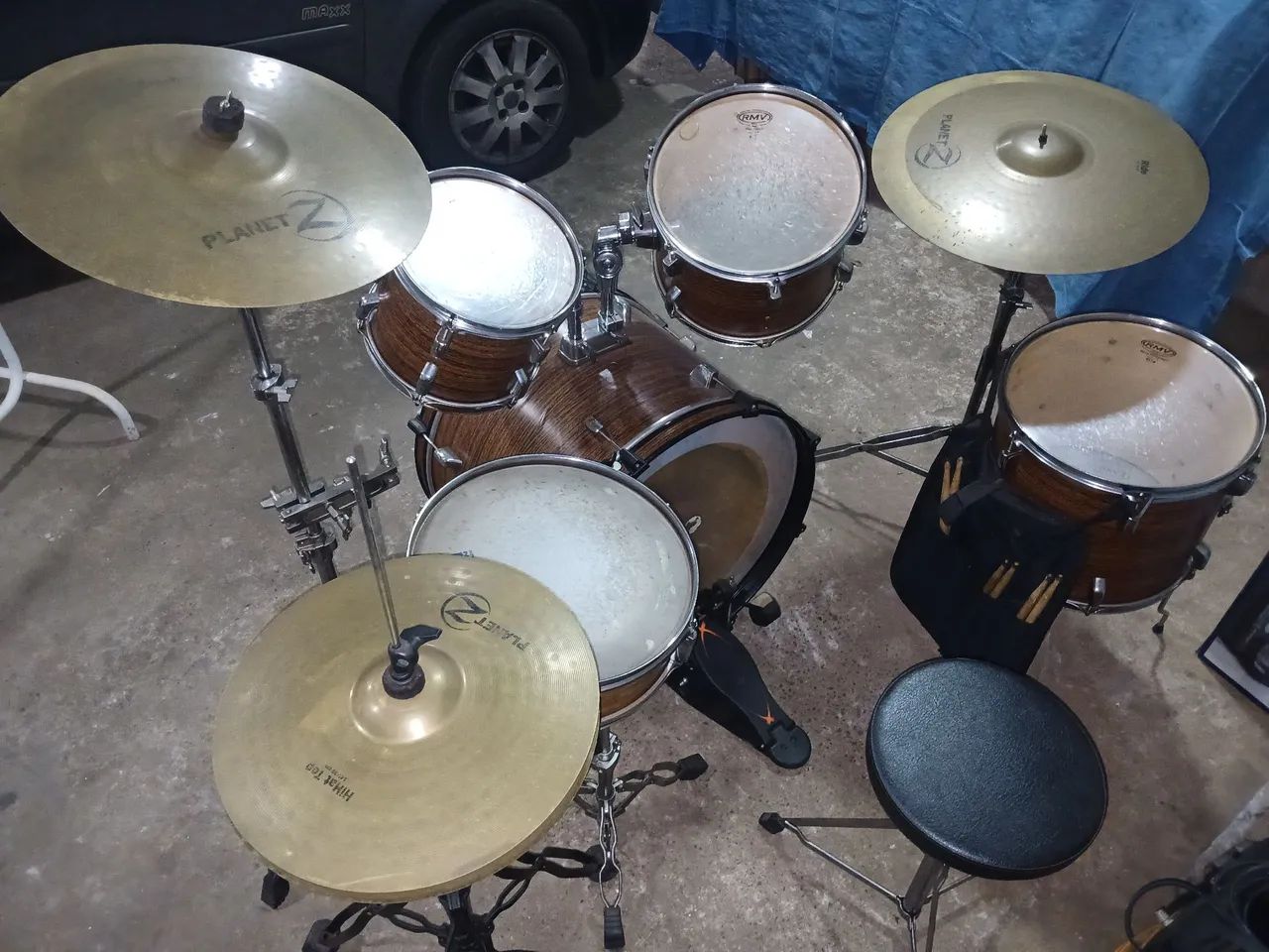 Bateria acústica completa