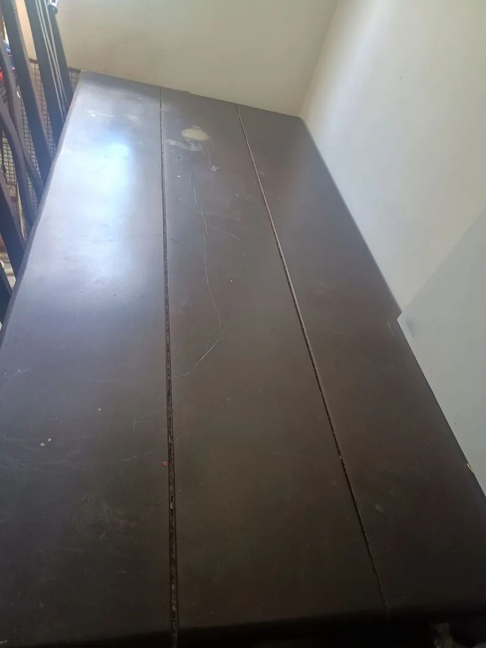 Mesa retangular madeira maciça Massaranduba, vlcadeiras