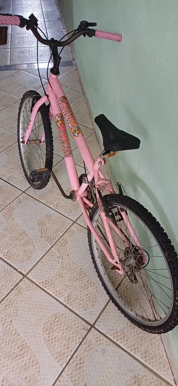 Bicicleta Rosa Aro 24 - Foto 3