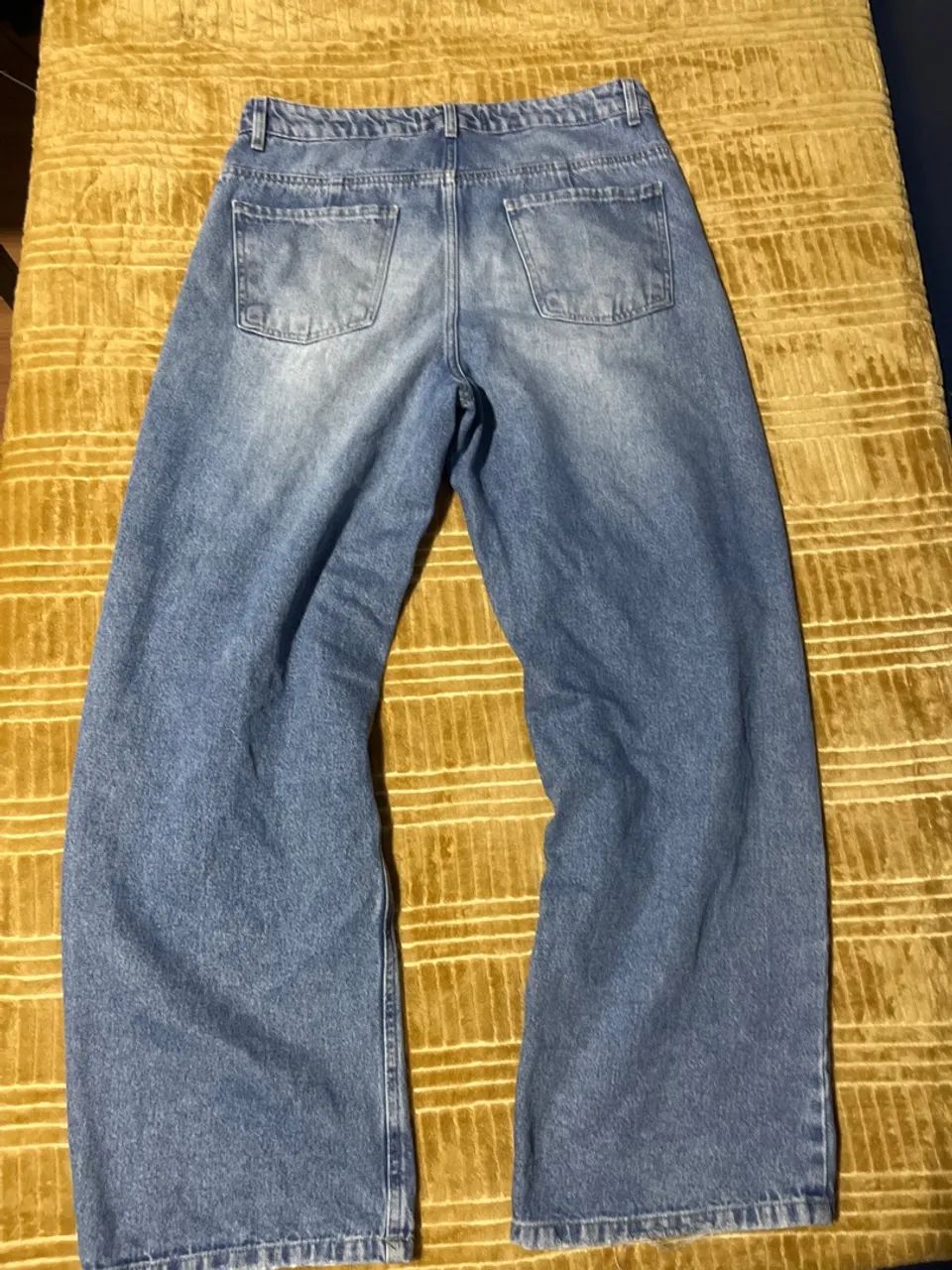 Calça Super Baggy Azul - Foto 2