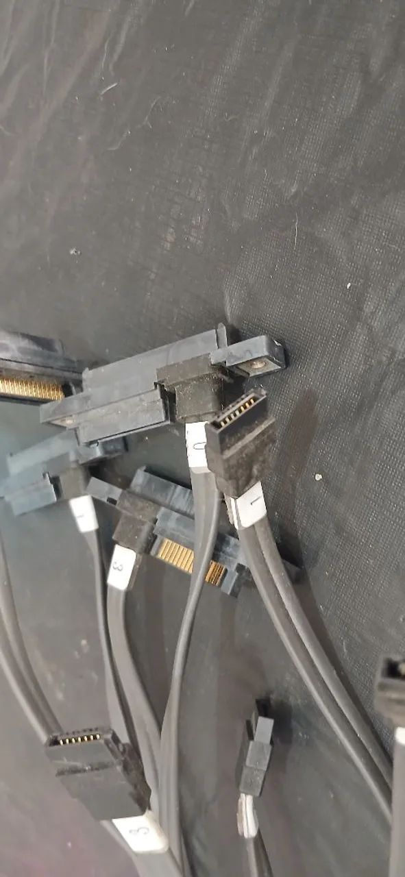 4 cabo sata conector de disco 2.5 e 3.5 hd hard disk  - Foto 4