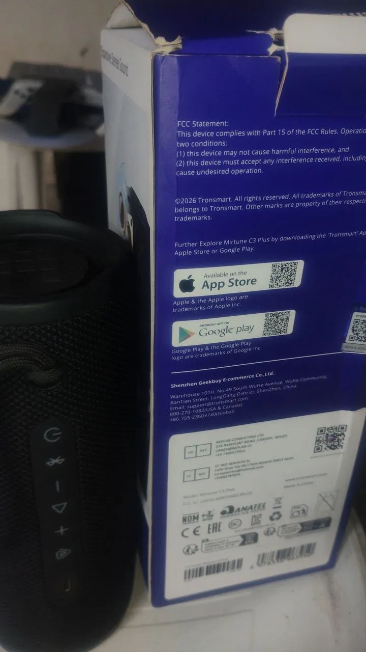 Caixinha tronsmart mirtune c3 plus 