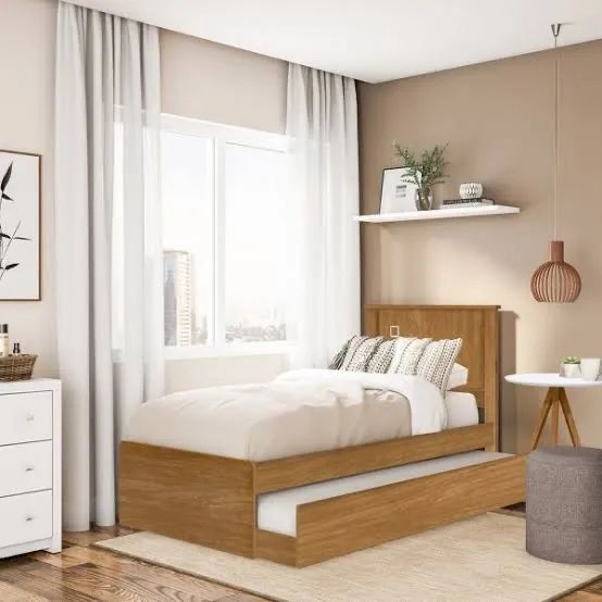 CAMA SOLTEIRO COM AUXILIAR  - Foto 4