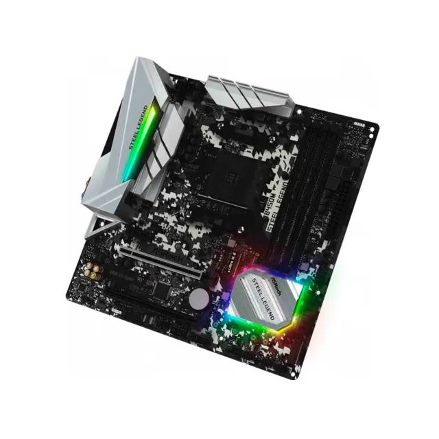 Placa-Mãe ASRock B450M Steel Legend - Foto 2