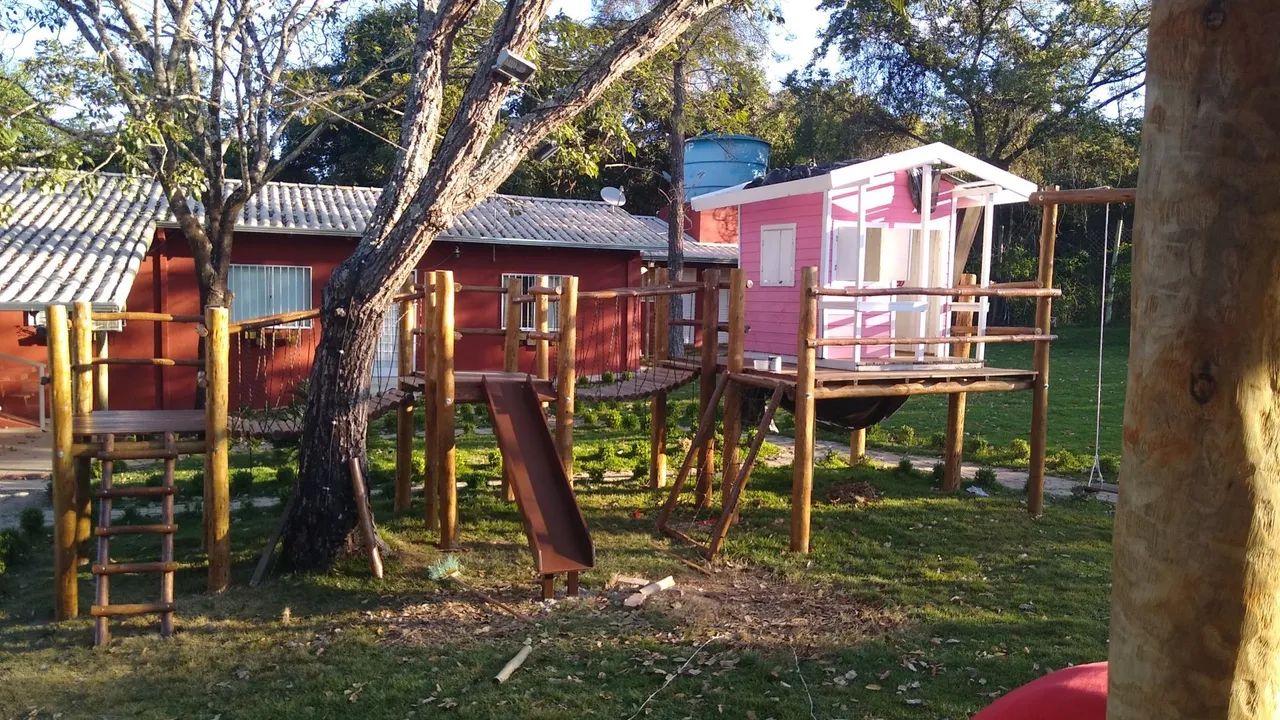 Playground de madeira