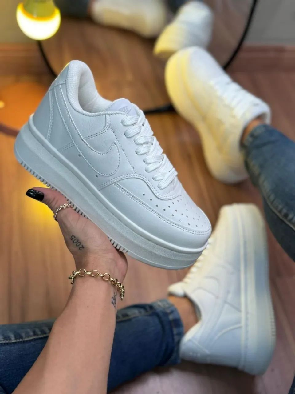 TÊNIS NIKE AIR FORCE SAGE LOW  FEMININO!  - Foto 3