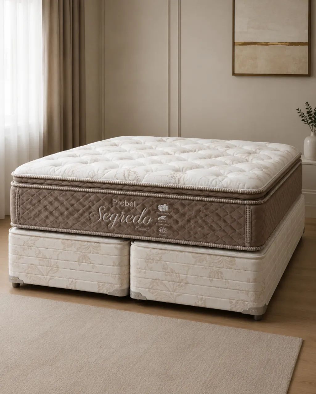 Cama Box Probel Segredo - Molas Pocket nova  - Foto 2