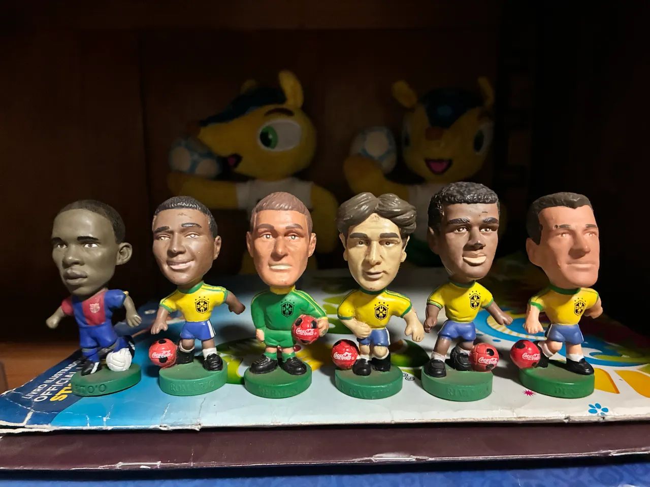 Bonecos mini craques coca-cola copa 1998 - Foto 2