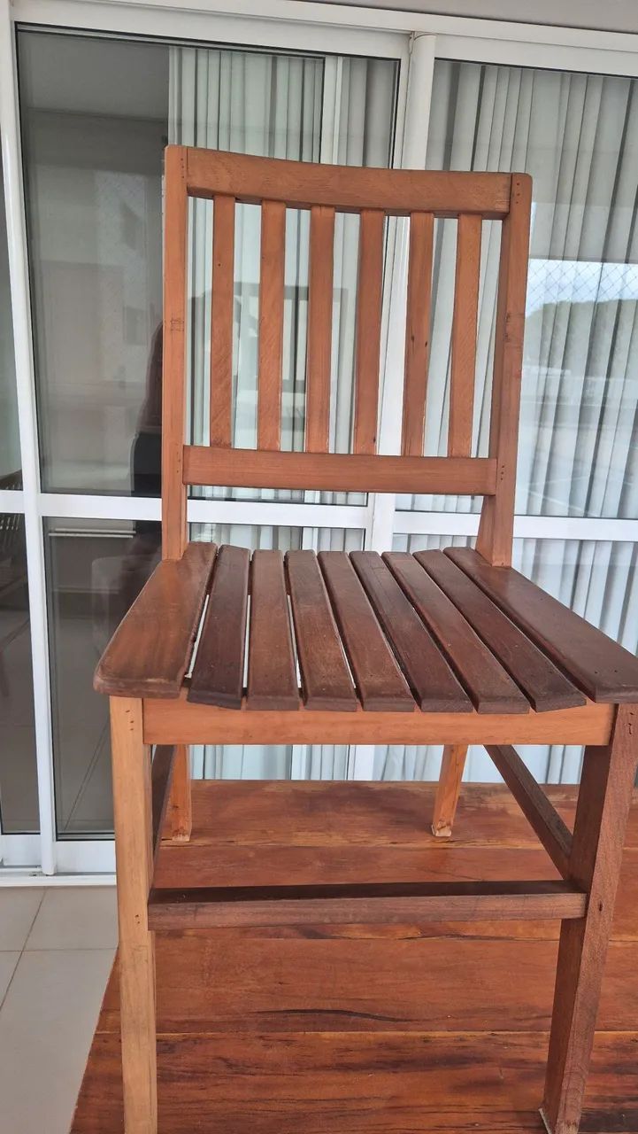 6 Cadeiras de madeira - Foto 2