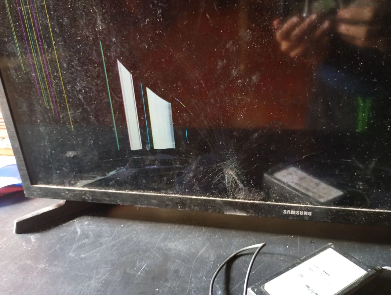 Tv Samsung quebrada  - Foto 3