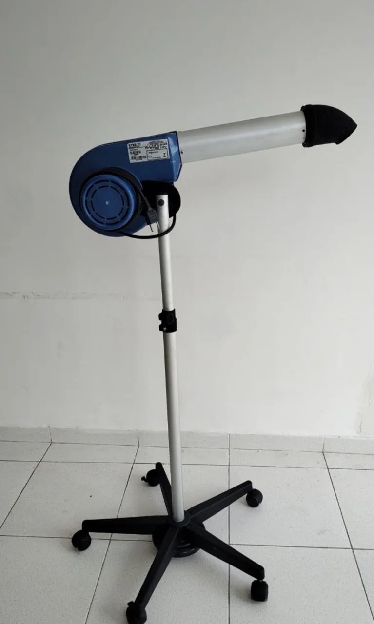 Secador Pet profissional Kyklon azul 4 temperaturas 220V<br>