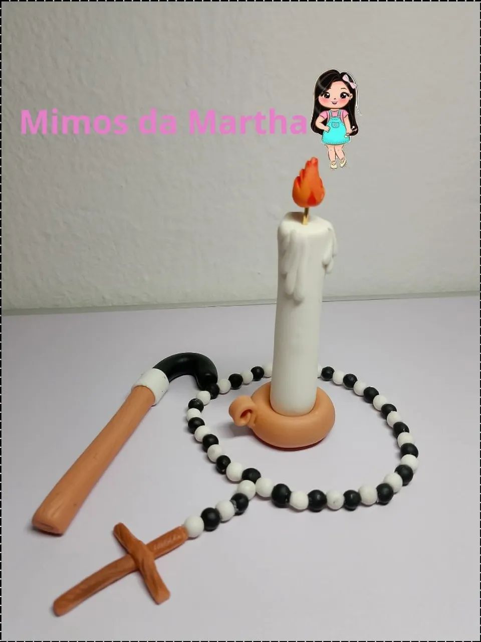 Lembrancinhas tema religioso com 3 peças  - Foto 3