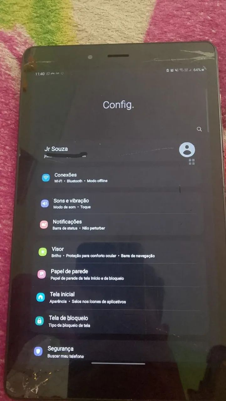 Vendo Tablet sansung usando boas condições aceito troca também,chama no pv  - Foto 6