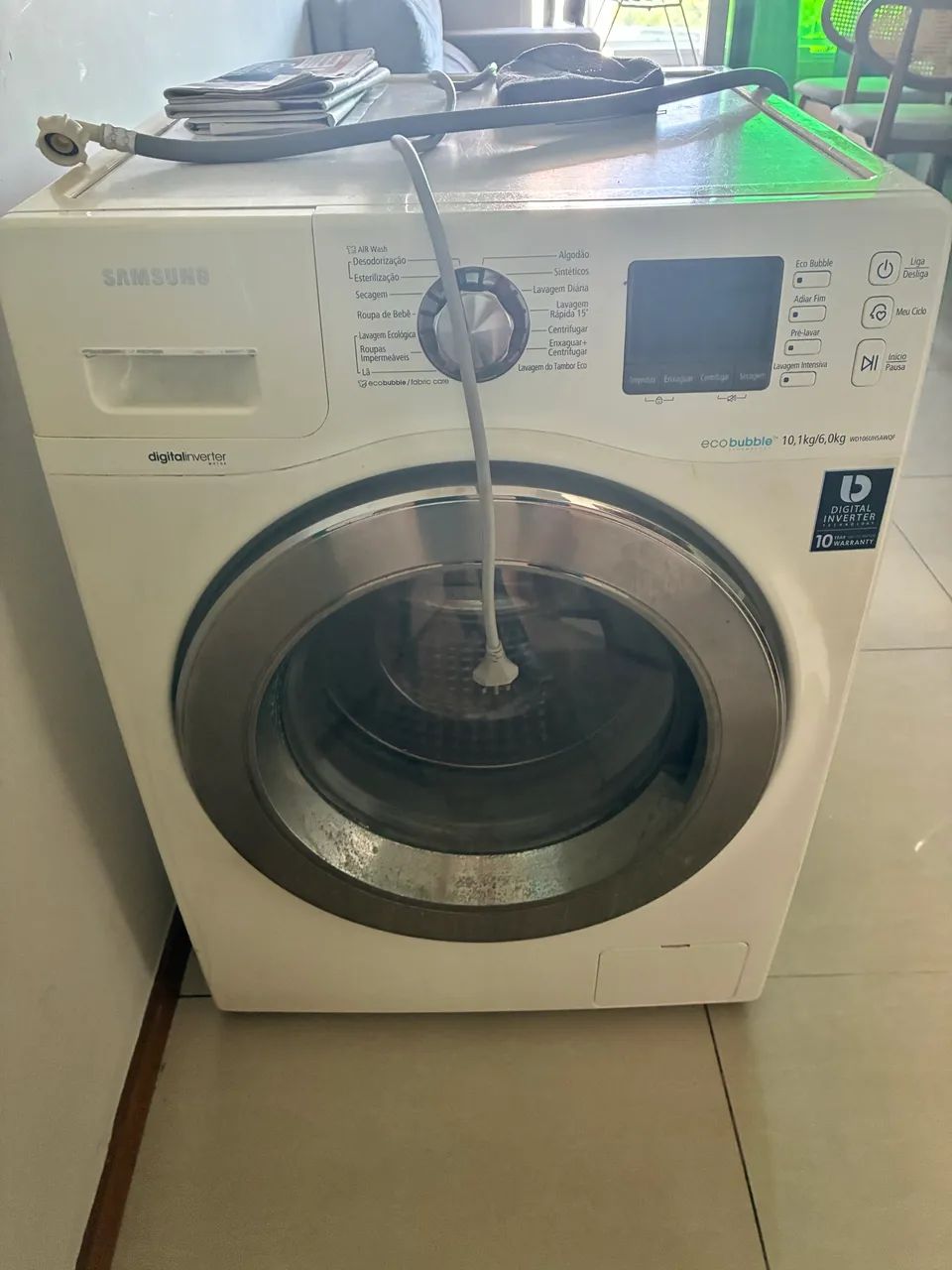 Doação lava e seca