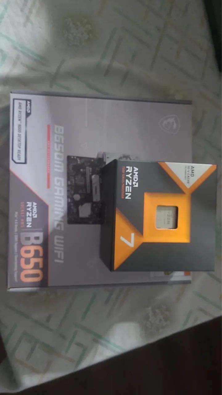 Kit processador e placa mãe 