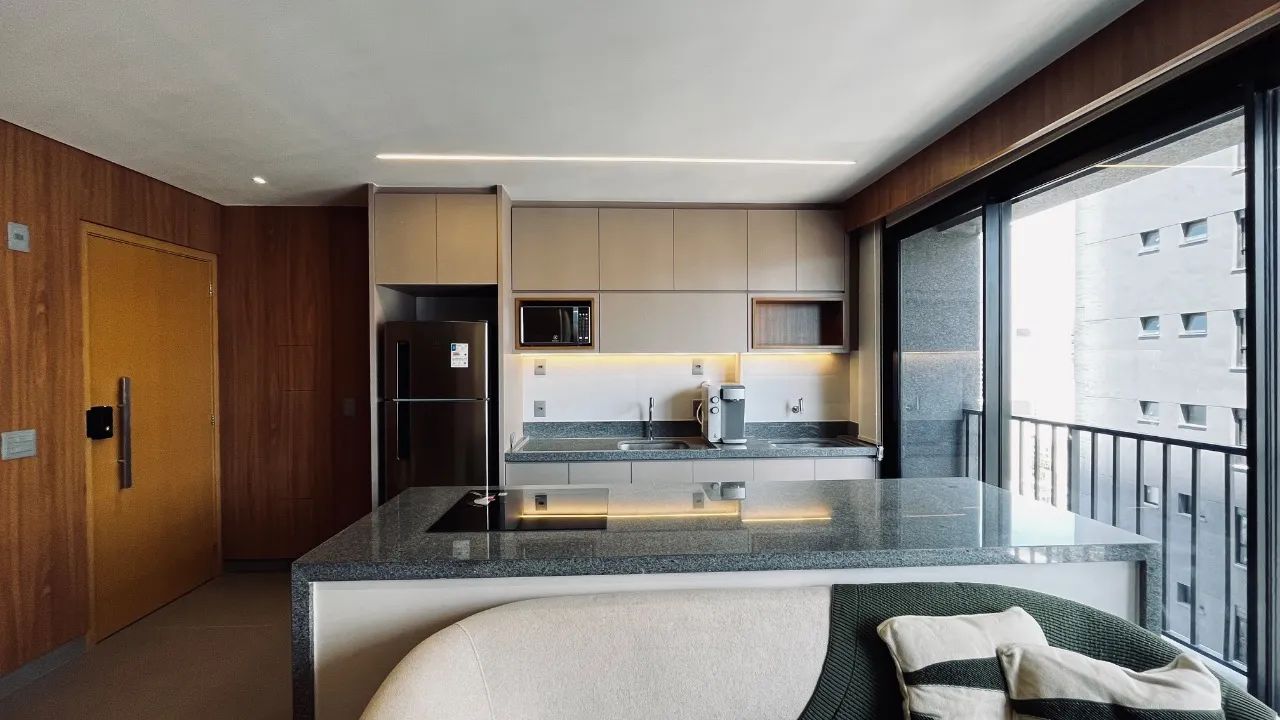 Apartamento Mobiliado 41m² no Setor Oeste | 1 Quarto - Foto 2
