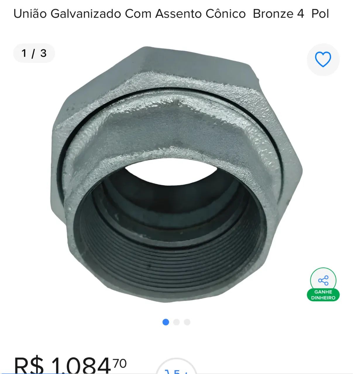 CONEXÕES FG DE 4 POLEGADAS