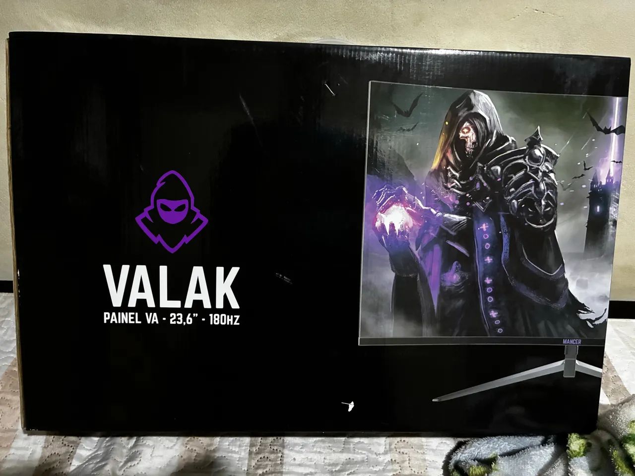 monitor curvo mancer valak 180hz - Foto 5
