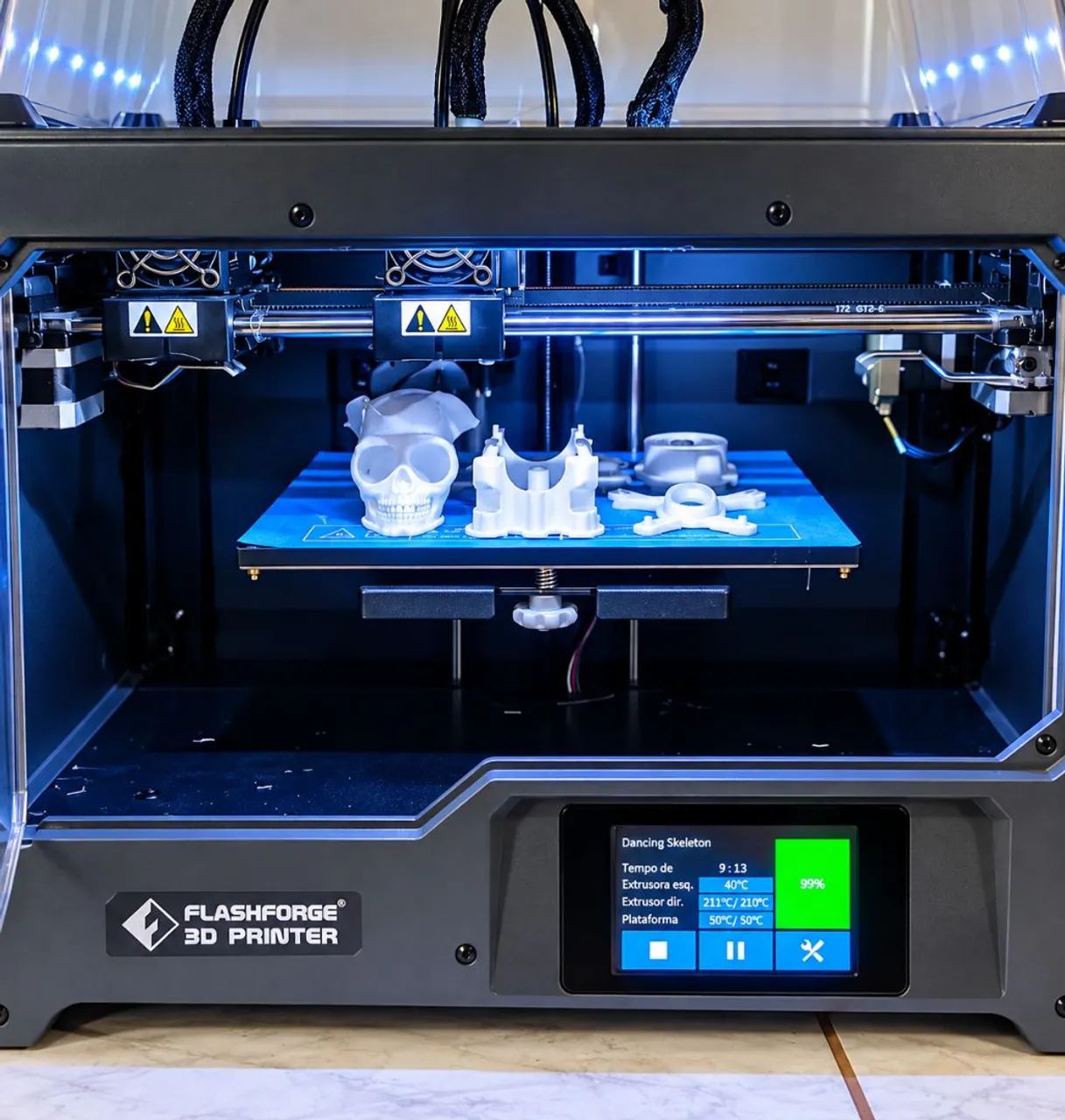 Impressora 3D FlashForge Creator Pro 2 - Duplo Extrusor